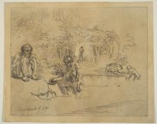 The Bathers, 1651. Creator: Unknown