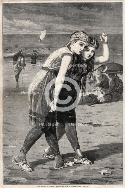 The Bathers, 1873. Creator: Winslow Homer (American, 1836-1910).