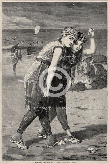 The Bathers, 1873. Creator: Winslow Homer (American, 1836-1910).