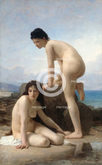 The Bathers, 1884. Creator: William-Adolphe Bouguereau.