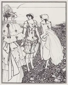 The Bathers, 1895. Creator: Aubrey Beardsley