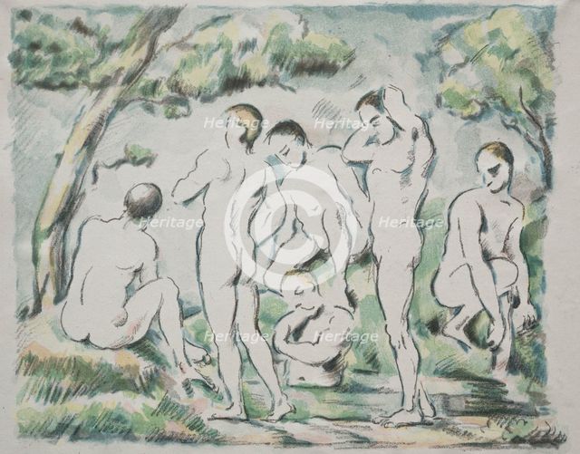 The Bathers, 1897. Creator: Paul Cézanne (French, 1839-1906).