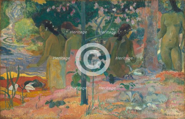 The Bathers, 1897. Creator: Paul Gauguin.