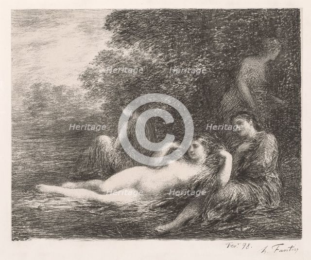 The Bathers, 1898. Creator: Henri Fantin-Latour (French, 1836-1904).