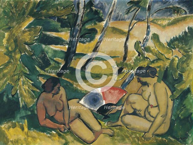 The Bathers, 1912. Creator: Max Pechstein.