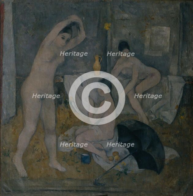 The Bathers, 1919. Artist: Shevchenko, Alexander Vasilyevich (1883-1948)