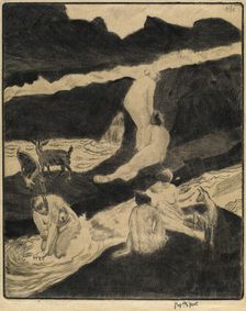 The Bathers, 1925. Creator: George Overbury Hart