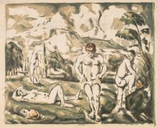 The Bathers. Creator: Paul Cézanne (French, 1839-1906)