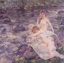 The Bathers, late 19th-early 20th century. Creator: Robert Reid