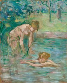 The Bathers (Les Baigneuses), 1892. Creator: Morisot, Berthe (1841-1895)