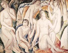 The Bathers (Les Baigneuses), 1908. Creator: Andre Derain
