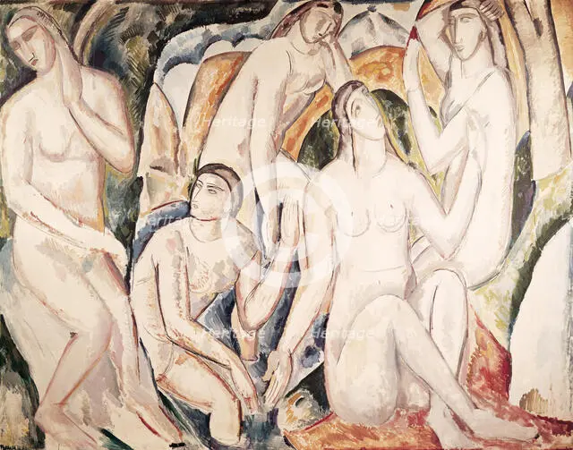 The Bathers (Les Baigneuses), 1908. Creator: Andre Derain.