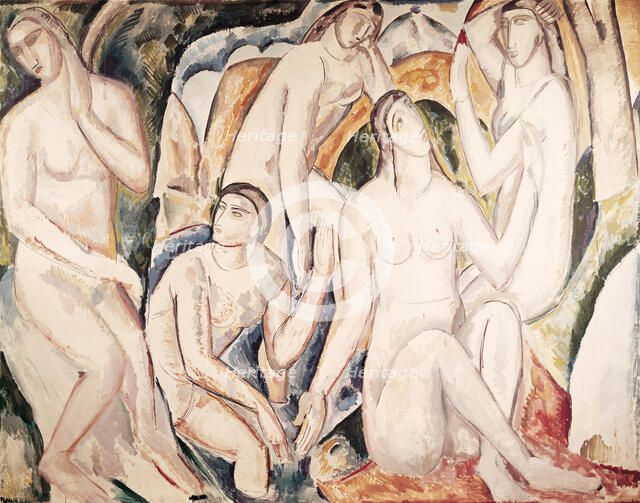The Bathers (Les Baigneuses), 1908. Creator: Andre Derain.