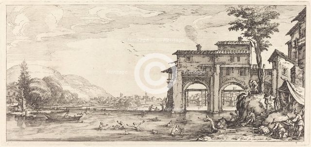 The Bathers, probably c. 1630. Creator: Jacques Callot.