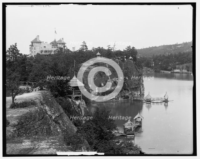 The Bathing place, Lake Mohonk, c1902. Creator: Unknown.