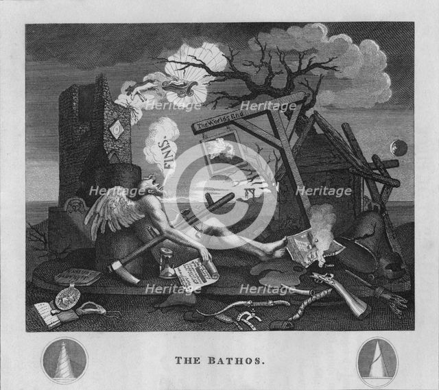 'The Bathos', 1807, (1827).  Creator: Thomas Cook.