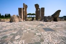 The baths of Marina Gate, Ostia Antica, Italy. Creator: Samuel Magal