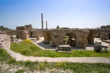 The Baths of Antoninus Pius at Carthage, Tunisia. Creator: Samuel Magal