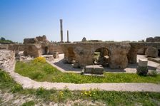 The Baths of Antoninus Pius at Carthage, Tunisia. Creator: Samuel Magal