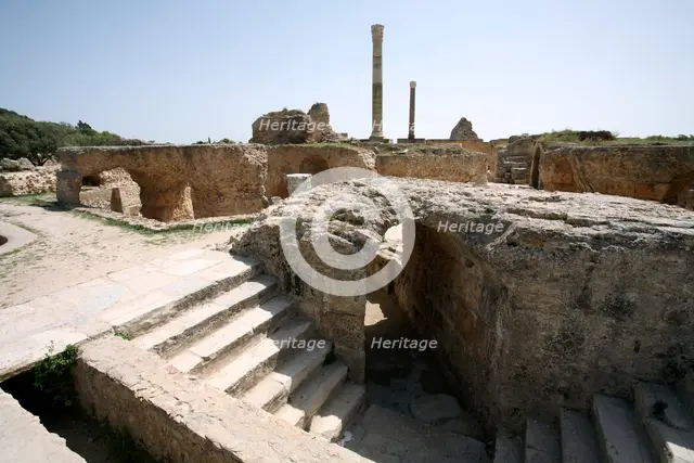 The Baths of Antoninus Pius at Carthage, Tunisia. Creator: Samuel Magal.