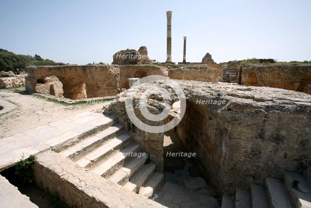 The Baths of Antoninus Pius at Carthage, Tunisia. Creator: Samuel Magal.