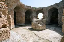 The Baths of Antoninus Pius at Carthage, Tunisia. Creator: Samuel Magal