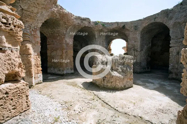 The Baths of Antoninus Pius at Carthage, Tunisia. Creator: Samuel Magal.