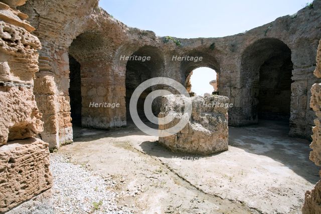 The Baths of Antoninus Pius at Carthage, Tunisia. Creator: Samuel Magal.