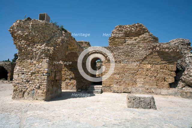The Baths of Antoninus Pius at Carthage, Tunisia. Creator: Samuel Magal.