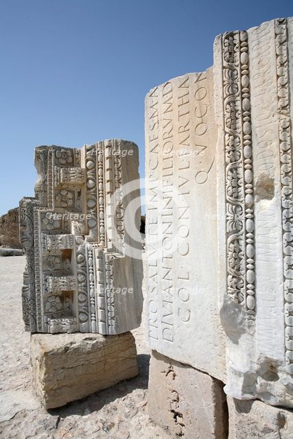 The Baths of Antoninus Pius at Carthage, Tunisia. Creator: Samuel Magal.