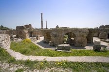 The Baths of Antoninus Pius at Carthage, Tunisia. Artist: Samuel Magal