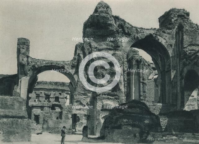 The Baths of Caracalla, Rome, Italy, 1927. Artist: Eugen Poppel.