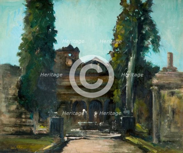 The Baths Of Diocletian, Rome, 1930. Creator: Emily Murray Paterson.