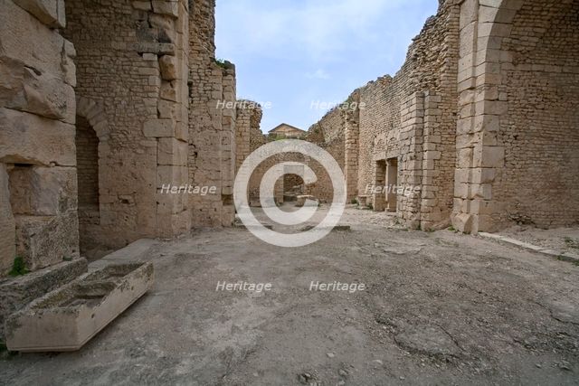 The Baths of Licinius at Dougga (Thugga), Tunisia. Creator: Samuel Magal.