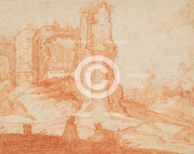 The Baths of Titus, c.1602-1605. Creator: Govert Jansz..
