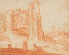 The Baths of Titus, c.1602-1605. Creator: Govert Jansz.