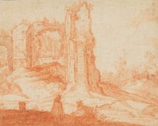 The Baths of Titus, c.1602-1605. Creator: Govert Jansz.