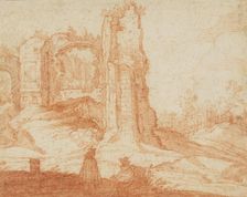 The Baths of Titus, c.1602-1605. Creator: Govert Jansz.