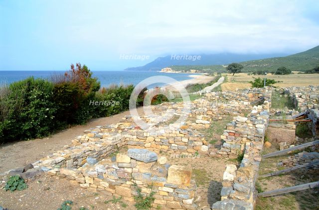 The baths at Mesembria, Greece. Creator: Samuel Magal.