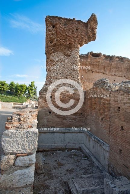 The baths at Argos, Greece. Creator: Samuel Magal.