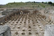 The baths at Isthmia, Greece. Artist: Samuel Magal