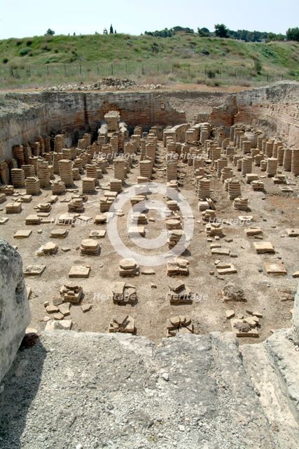 The baths at Isthmia, Greece. Creator: Samuel Magal.