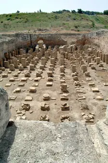The baths at Isthmia, Greece. Creator: Samuel Magal