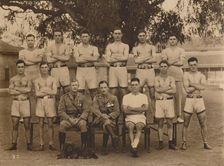 The Battalion Boxing Team of the First Battalion, The Queen's Own Royal West Kent Regiment. Poona, I