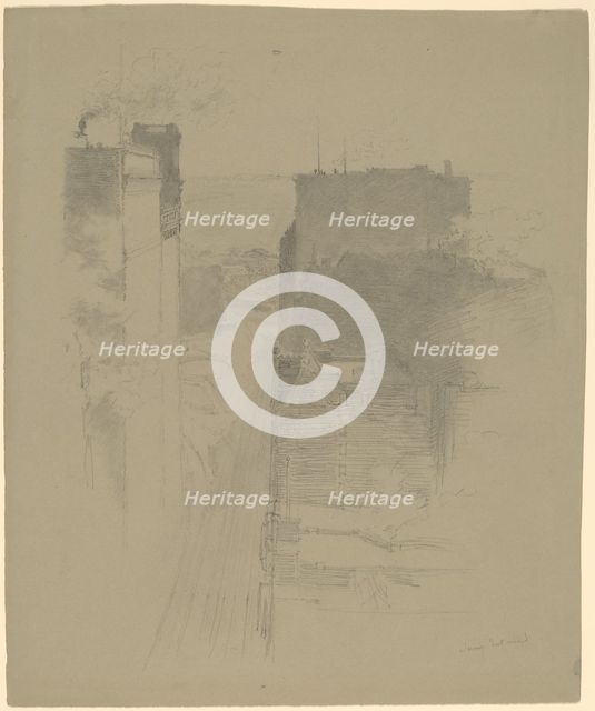 The Battery, New York, c. 1900. Creator: Stanford White.