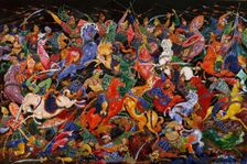 The Battle, 1932-1933. Creator: Golikov, Ivan Ivanovich (1886-1937)