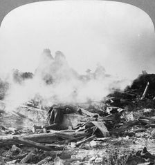 The battle around the village of Gheluvelt, Flanders, Belgium, World War I, c1914-c1918. Artist: Realistic Travels Publishers