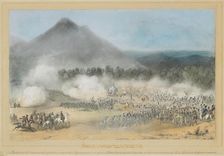 The Battle at the Choloki River, at the border of Guria on June 4, 1854, 1854. Creator: Charlemagne, Adolf (1826-1901)