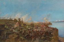 The Battle at Makhram on August 22, 1875