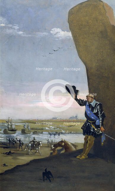 The Battle at Stångebro, 1598, (1889).  Creator: Gotthard Werner.